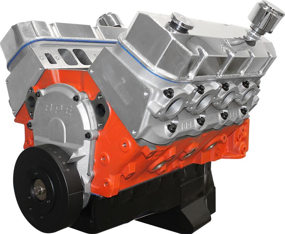 Crate Engine 572 BBC dressed W/ Polished Pulley Kit